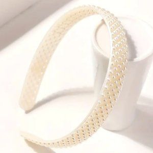FAUX PEARL HEADBAND in Medium width